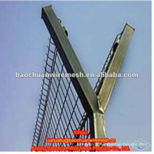 High strengthen and security Y type post low carbon steel wire airport fence
